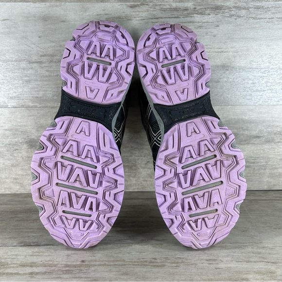 Asics Gel Venture 8 Trail Running Sneaker Black Purple Women 8 - Picture 9 of 11